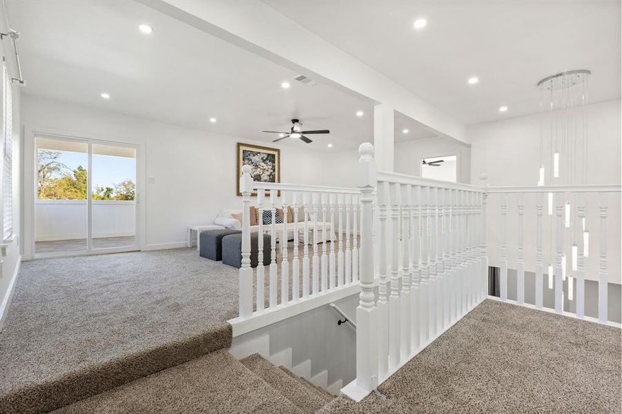 Furnished interior view inside a new home in , Pecan Gap (Image 20).