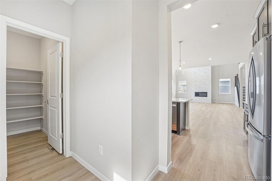MUDROOM AT GARAGE ENTRY