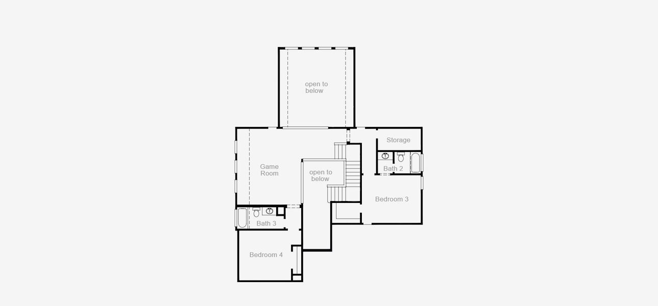 2D floor plan layout for the Whitney by Coventry Homes in Jubilee, Hockley, TX (Image 23).