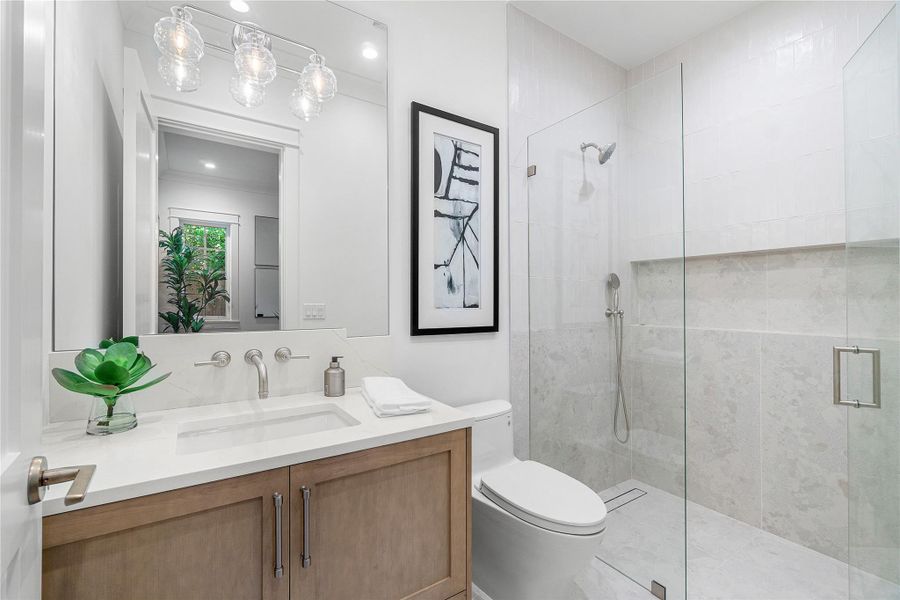 Furnished interior view inside a new home in , Delray Beach (Image 19). Furnished interior view inside a new home in , Delray Beach (Image 19).