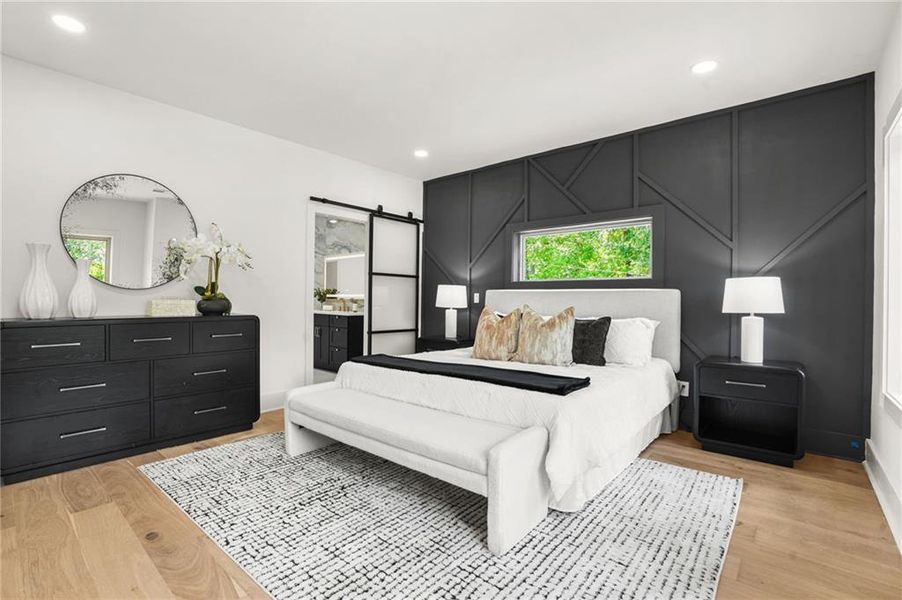 Furnished interior view inside a new home in , Atlanta (Image 42).