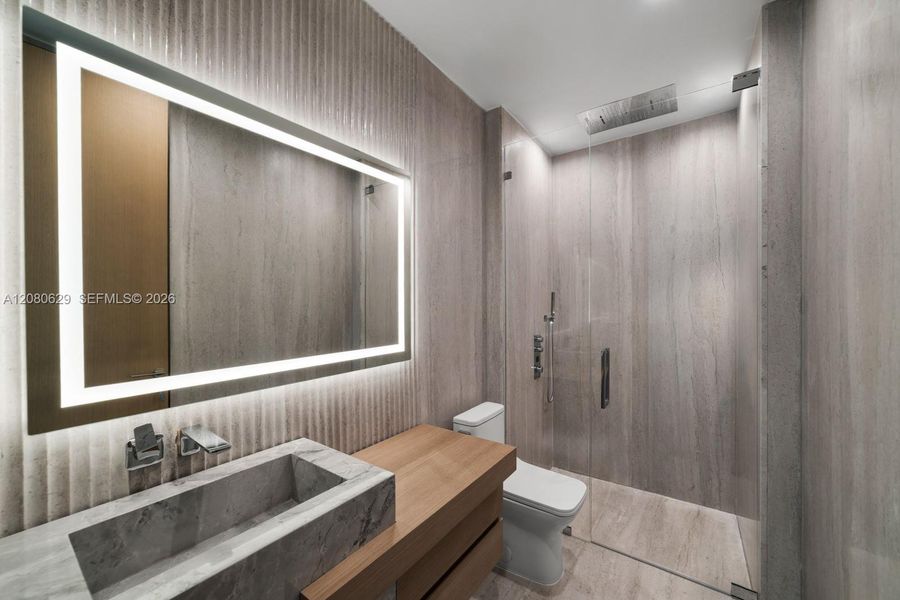 Furnished interior view inside a new home in , Miami Beach (Image 12).