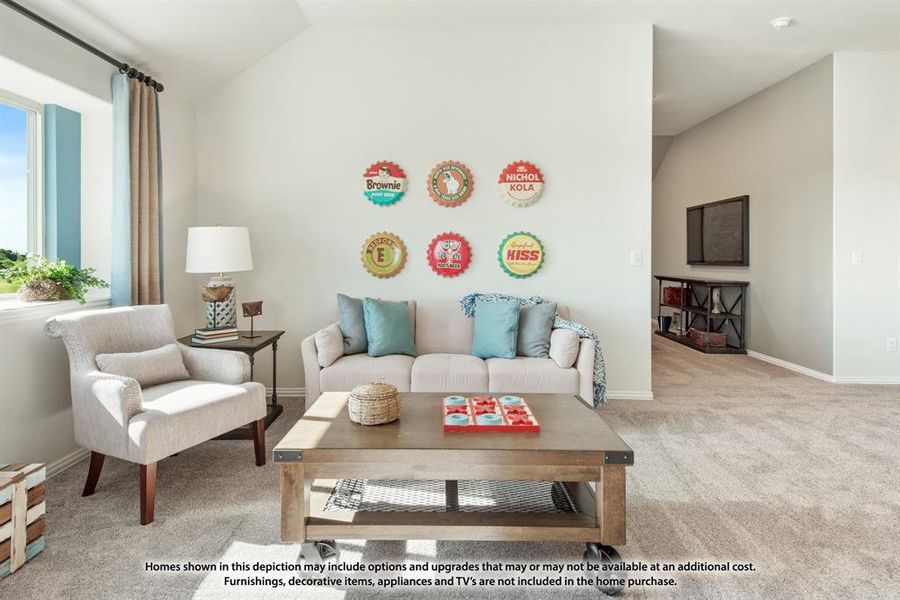 Furnished interior view inside a new home in Ridge Ranch, Mesquite (Image 38).
