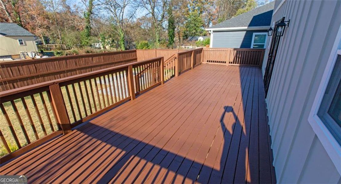 Exterior details and patio area of a home in , Atlanta (Image 3).