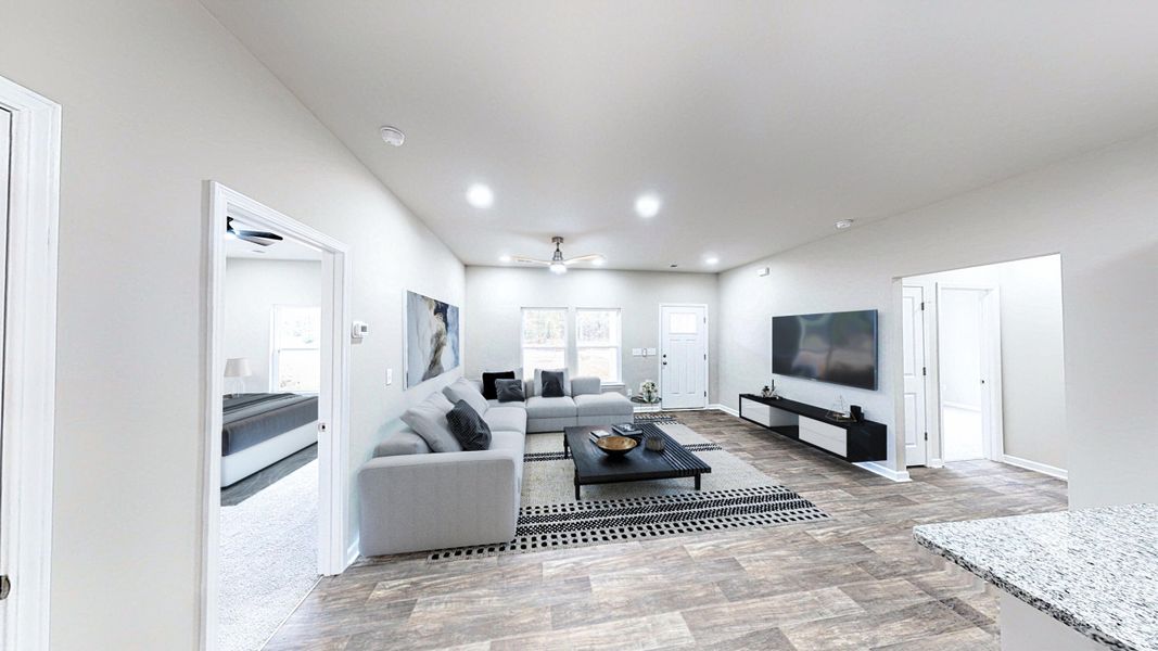 Furnished interior view inside a new home in , Orangeburg (Image 9).