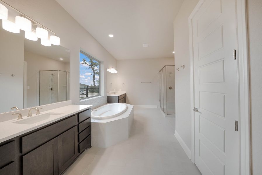 Representative furnished interior of a home built from the The Davinci by Whitestone Custom Homes in Johnson Ranch, Bulverde (Image 11).