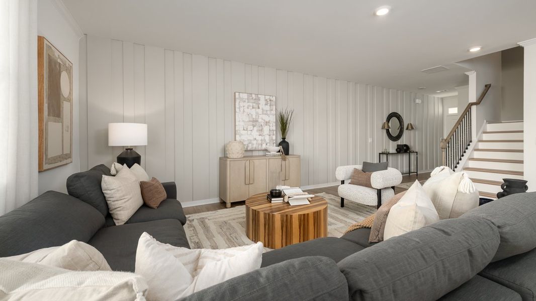 Furnished interior view inside a new home in Rosewood Farms, Acworth (Image 8).