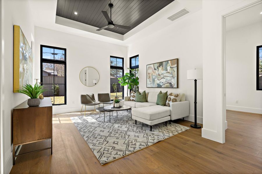 Furnished interior view inside a new home in , Austin (Image 18).