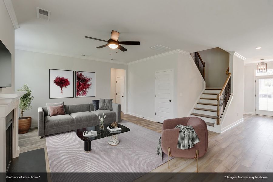 Furnished interior view inside a new home in Pebble Branch, Chapin (Image 8). Furnished interior view inside a new home in Pebble Branch, Chapin (Image 8).