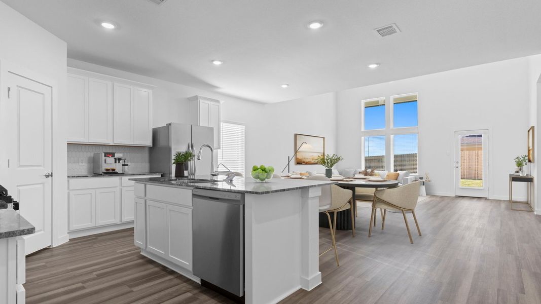 Furnished interior view inside a new home in Blue Heron Estates, Beasley (Image 5).