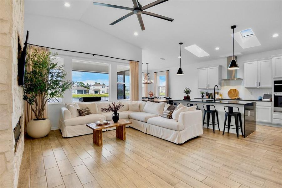 Furnished interior view inside a new home in , Parrish (Image 5).