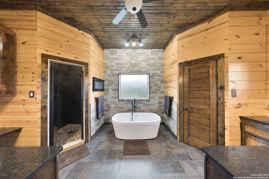 Furnished interior view inside a new home in , Lakehills (Image 5).