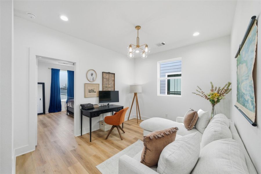 Furnished interior view inside a new home in , Houston (Image 22). Furnished interior view inside a new home in , Houston (Image 22).