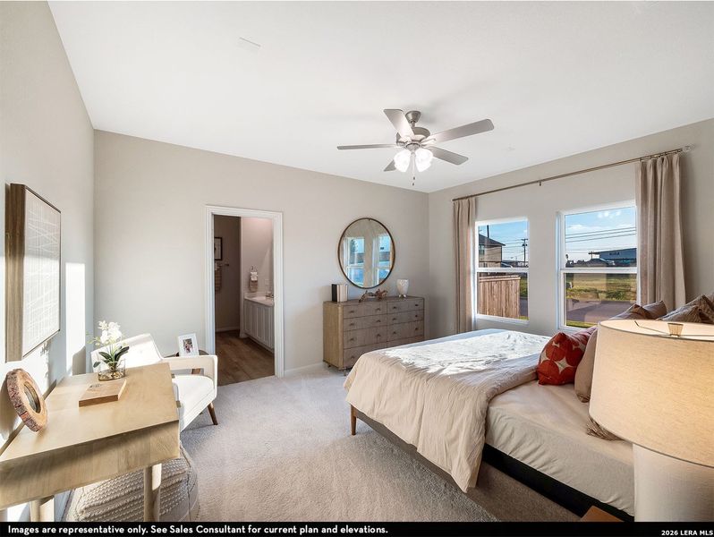 Furnished interior view inside a new home in Willow View, Converse (Image 10).