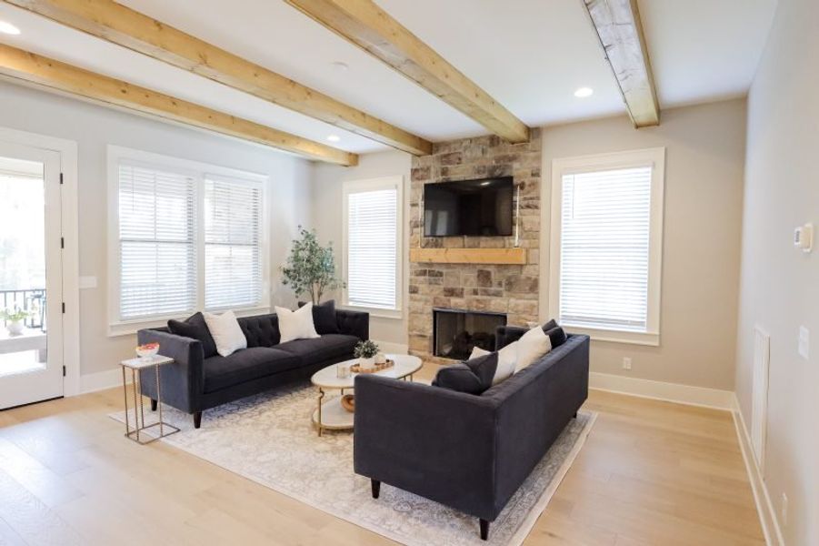 Furnished interior view inside a new home in Faith View, Ooltewah (Image 68).