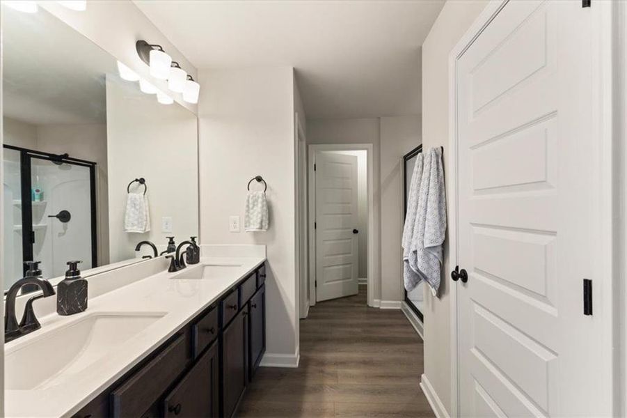 Furnished interior view inside a new home in Crofton Place Enclave, Snellville (Image 47).