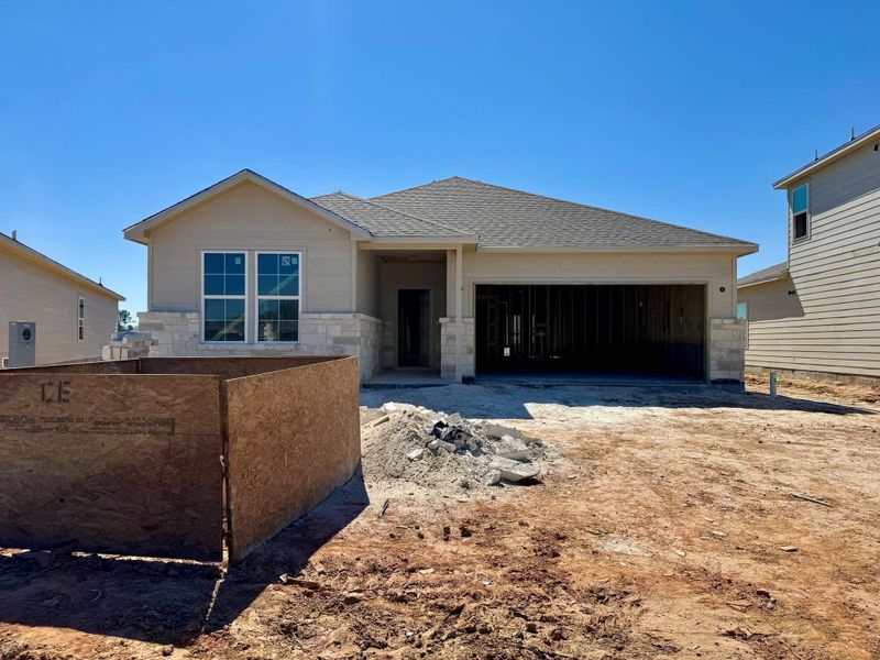 In-progress construction of a new home in Caney Mills, Conroe, TX (Image 22).