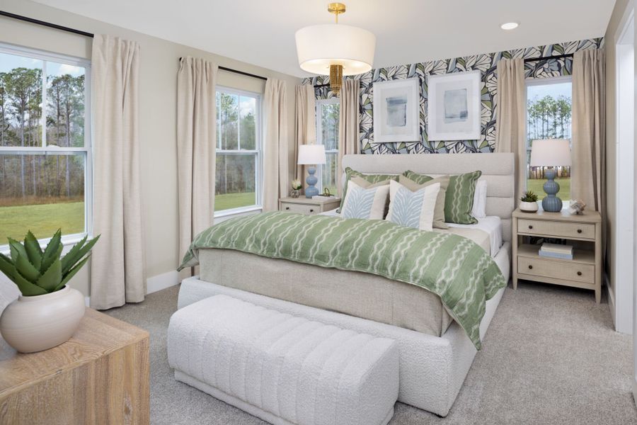 Representative furnished interior of a home built from the Vienna by Mattamy Homes in Powell, Angier (Image 8).