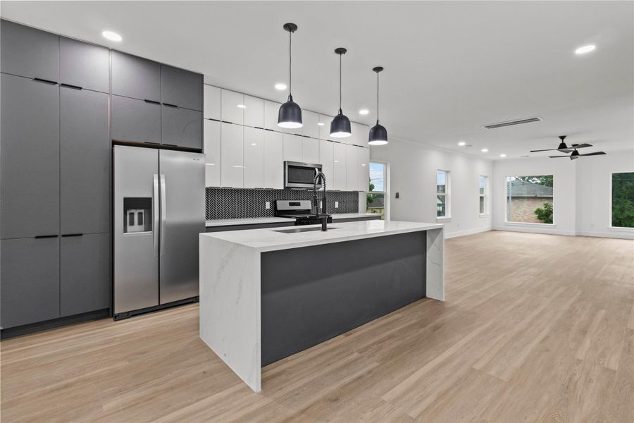 Furnished interior view inside a new home in , Houston (Image 14).