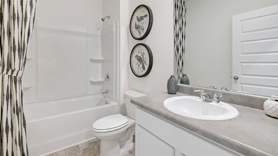 Furnished interior view inside a new home in The Preserve at Agricultural Village, Perry (Image 7). Furnished interior view inside a new home in The Preserve at Agricultural Village, Perry (Image 7).