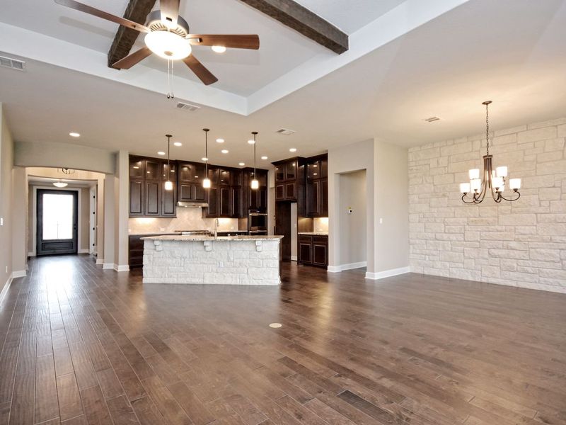 Image 469 representing the Madera II by Giddens Homes in Scofield Farms Estates, Georgetown, TX.