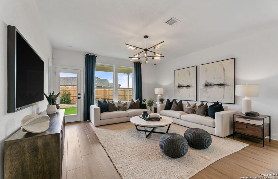 Furnished interior view inside a new home in Dove Song, Marion (Image 6). Furnished interior view inside a new home in Dove Song, Marion (Image 6).