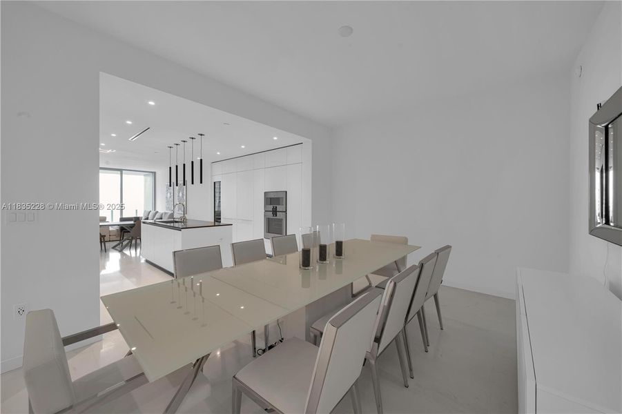 Furnished interior view inside a new home in Aston Martin Residences, Miami (Image 38).