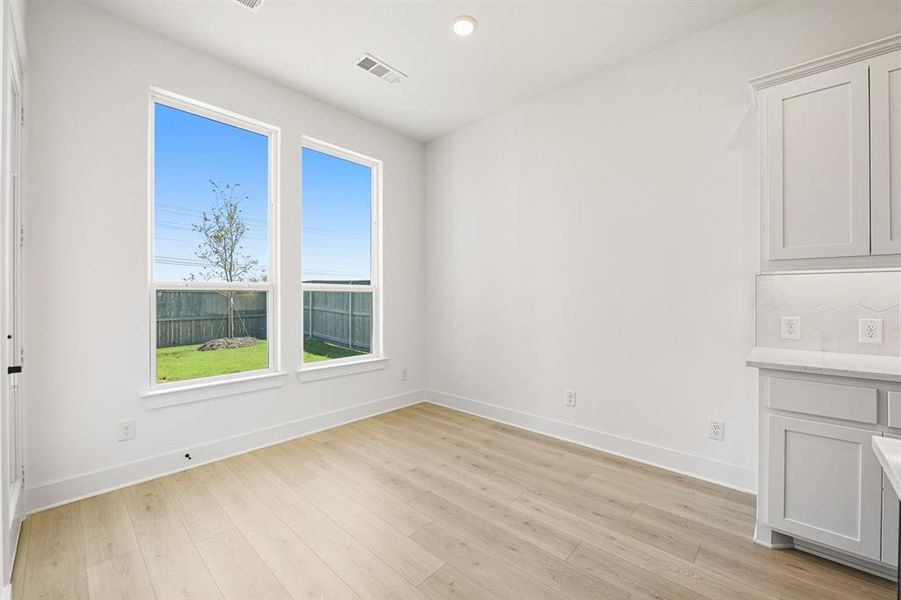 Spacious, unfurnished interior of a new home in Pecan Square: 50ft. lots, Northlake (Image 17). Spacious, unfurnished interior of a new home in Pecan Square: 50ft. lots, Northlake (Image 17).