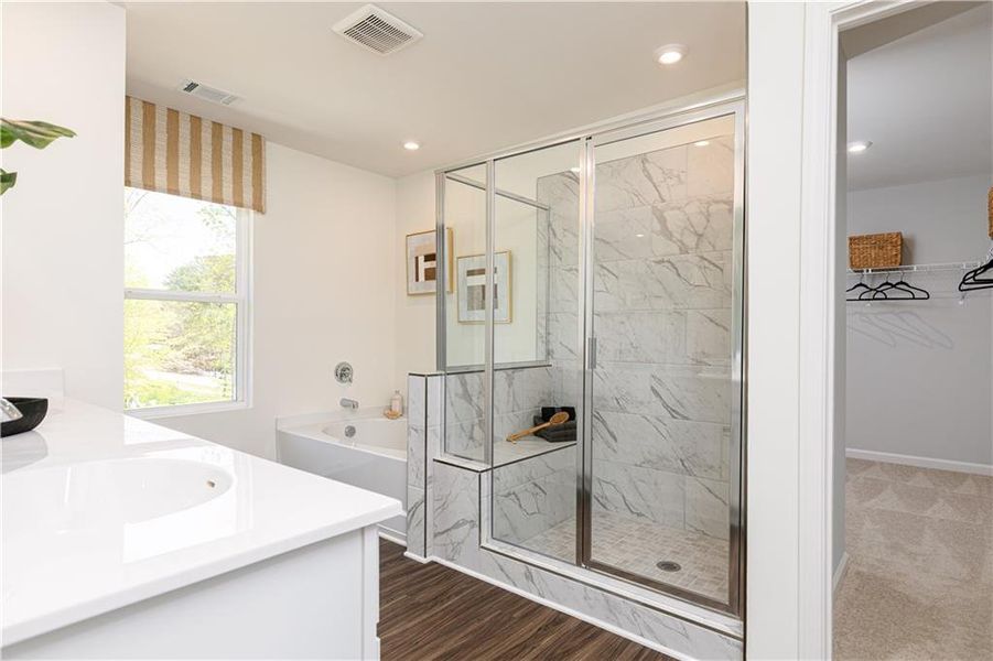 Furnished interior view inside a new home in Riverside Ridge, Lawrenceville (Image 31).