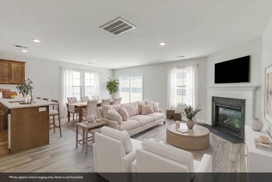 Furnished interior view inside a new home in Ellington, Elgin (Image 8).