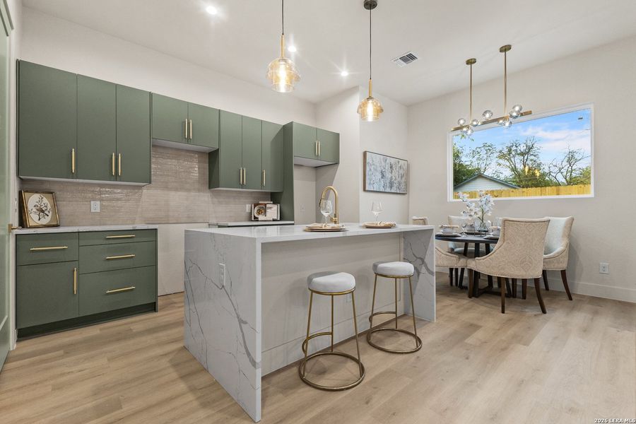 Furnished interior view inside a new home in , San Antonio (Image 9).