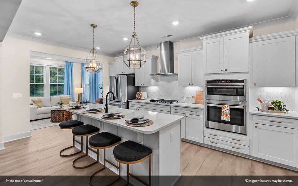 Furnished interior view inside a new home in Scotts Hill Village, Wilmington (Image 6). Furnished interior view inside a new home in Scotts Hill Village, Wilmington (Image 6).