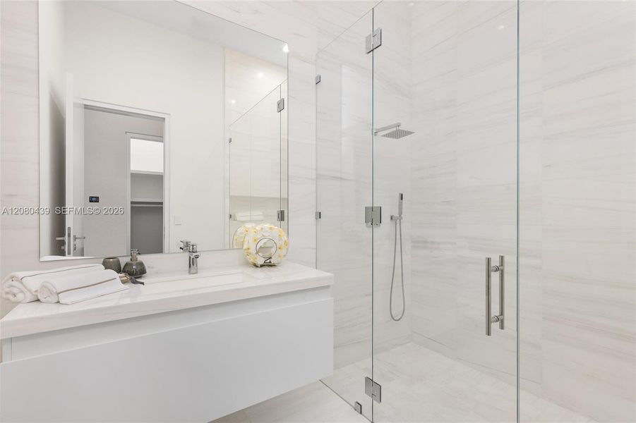 Furnished interior view inside a new home in , Fort Lauderdale (Image 35).