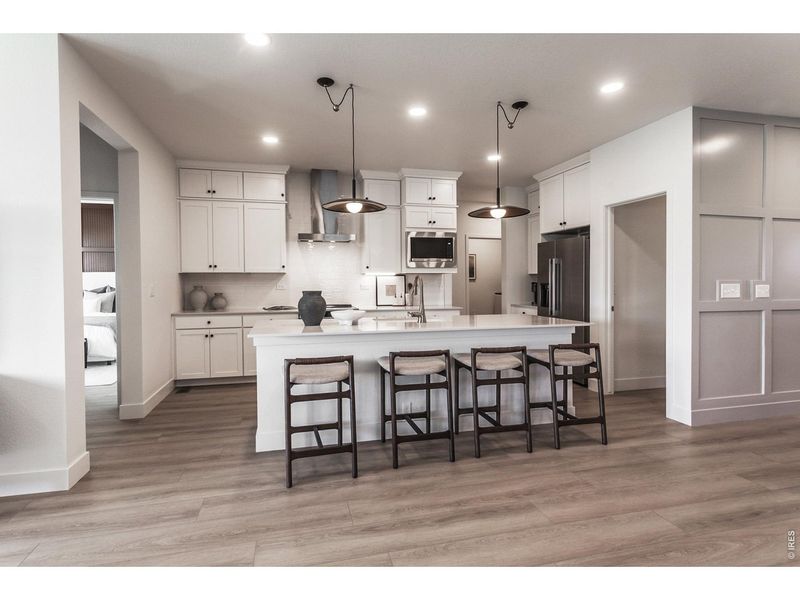 Furnished interior view inside a new home in Trailside Story Collection - Single Family Homes, Timnath (Image 4).