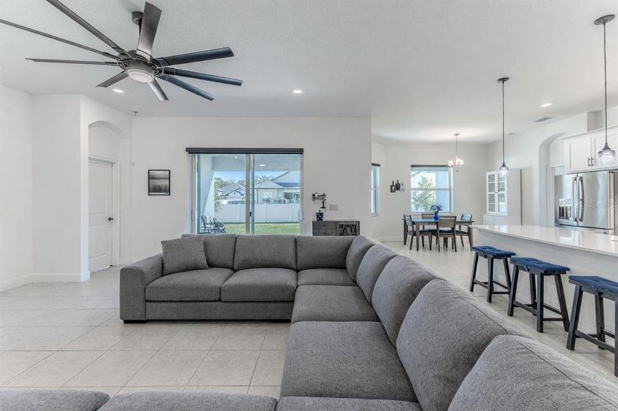 Furnished interior view inside a new home in Whiting Estates, Spring Hill (Image 6).