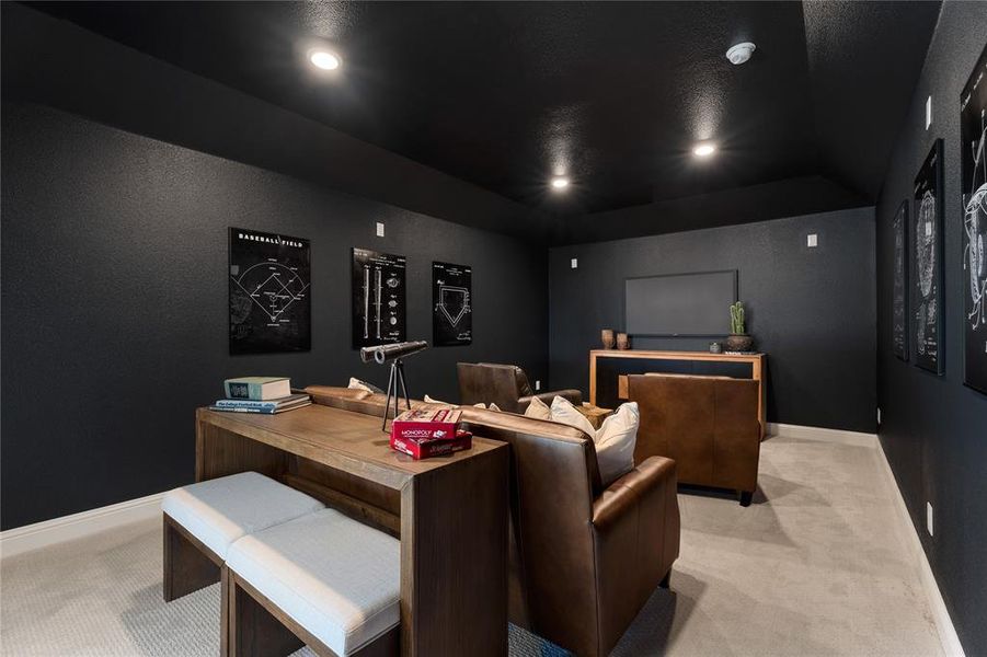 Beazer Homes Goodland Avalon floorplan. This is not a photo of the actual home but is a photo of the actual Avalon floorplan.