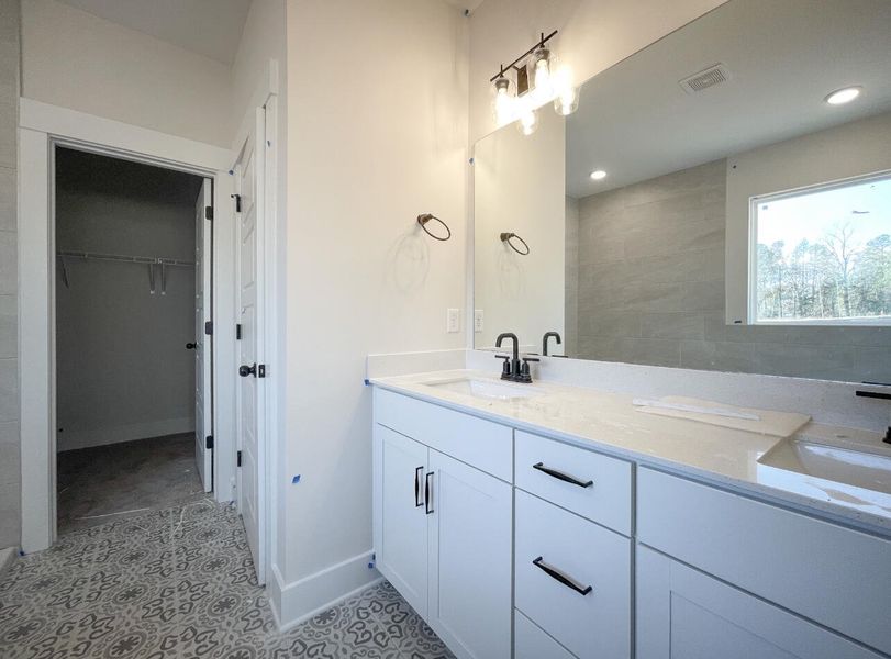 Furnished interior view inside a new home in Founders Club, Moore (Image 8).