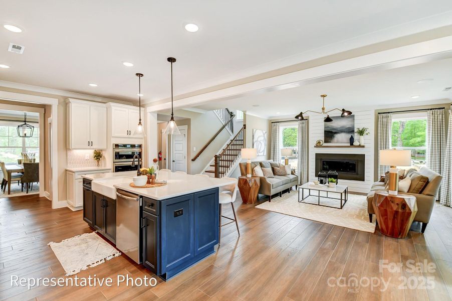 Furnished interior view inside a new home in Rone Creek, Waxhaw (Image 5).