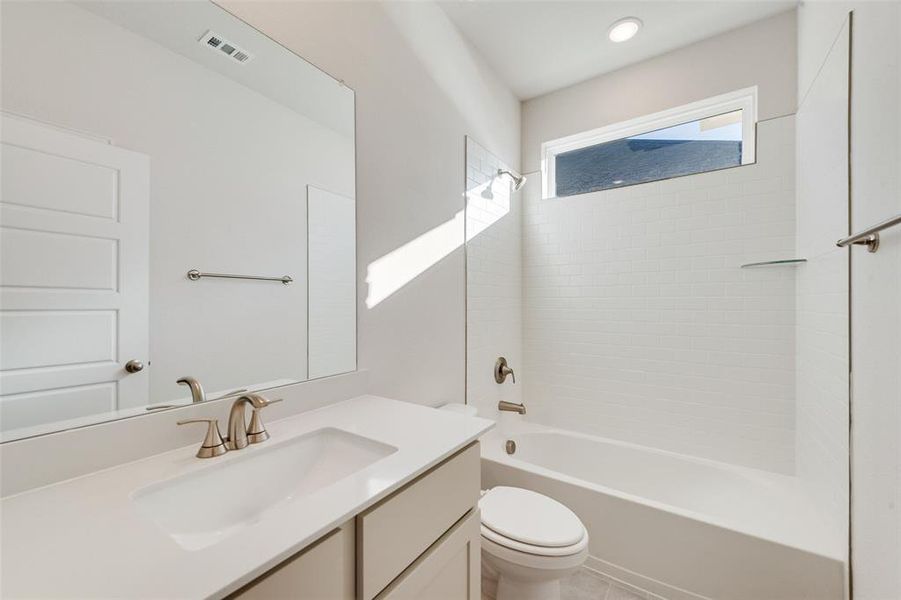 Furnished interior view inside a new home in Wildflower Ranch, Justin (Image 10).
