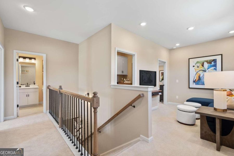 Furnished interior view inside a new home in Glendale Towns, Conyers (Image 15).