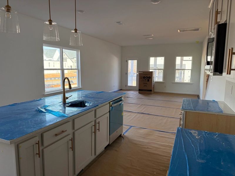 Kitchen featuring the AW Collection® Serene - Clean lines and earthy textures define the space.