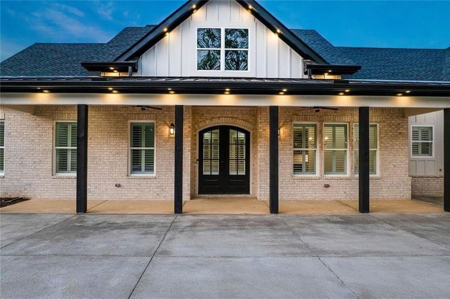 Exterior details and patio area of a home in , Bethlehem (Image 35).
