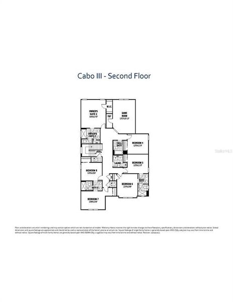 Second Floor Floorplan