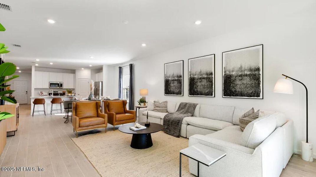 Furnished interior view inside a new home in Shearwater: Shearwater - Single Family, St. Augustine (Image 4).