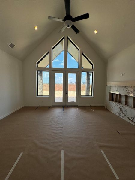 In-progress construction of a new home in Legacy Prairie at Katy Court 60', Katy, TX (Image 32).
