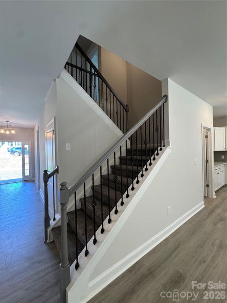 Open staircase