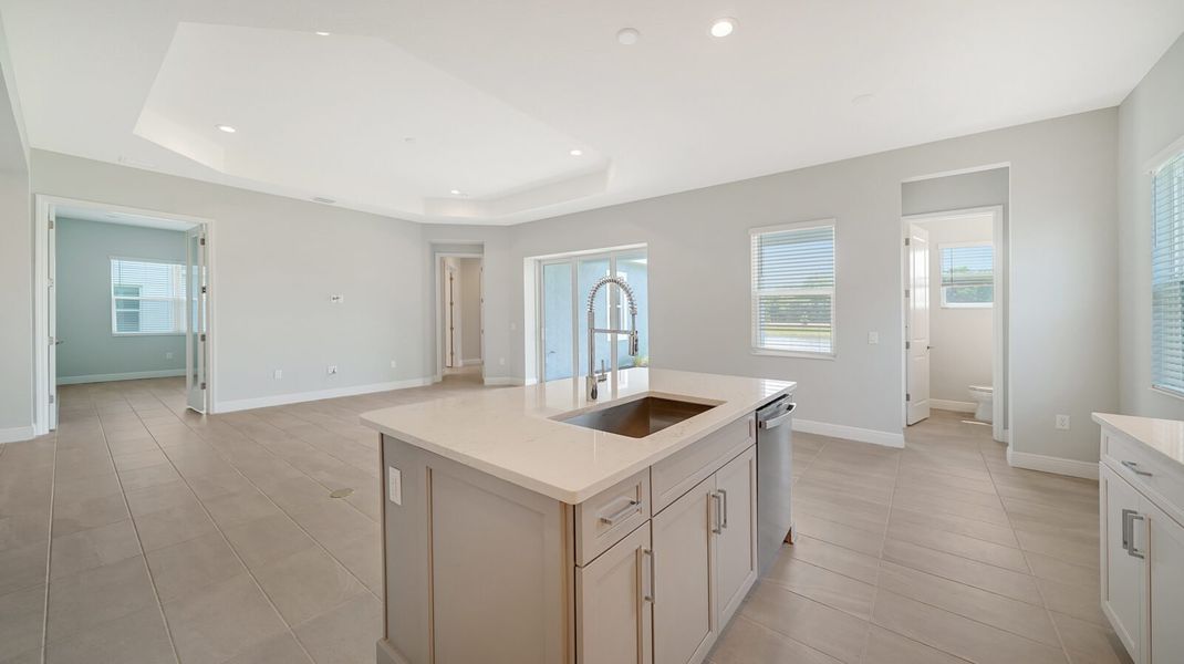 Furnished interior view inside a new home in Wildleaf at North River Ranch, Parrish (Image 9).