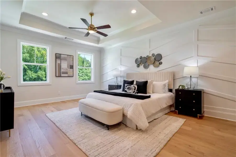 Furnished interior view inside a new home in , Atlanta (Image 45).
