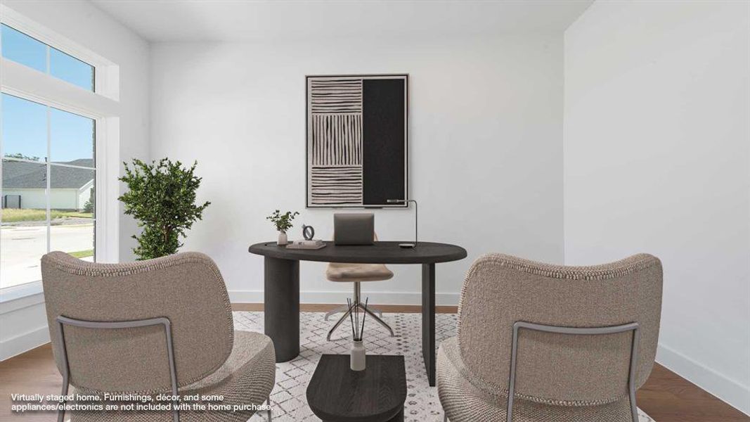 Furnished interior view inside a new home in Hillstead 60', Lavon (Image 5).