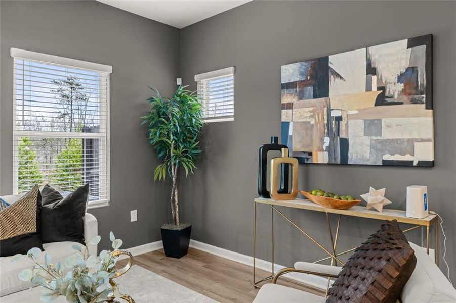 Furnished interior view inside a new home in Reeves Park, Stockbridge (Image 18). Furnished interior view inside a new home in Reeves Park, Stockbridge (Image 18).